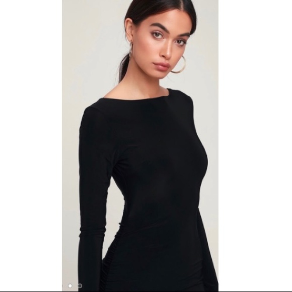 SOLD - Emanuel Ungaro Silk Ruched dress - Picture 8 of 8
